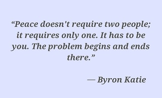 Byron Katie Quotation Peace