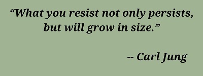 Carl Jung quotation resistance