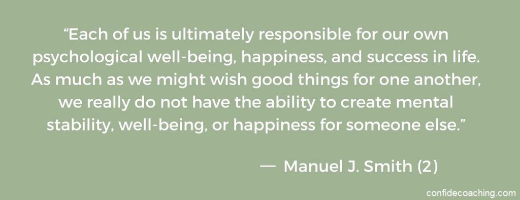 quote wellbeing manuel j. smith
