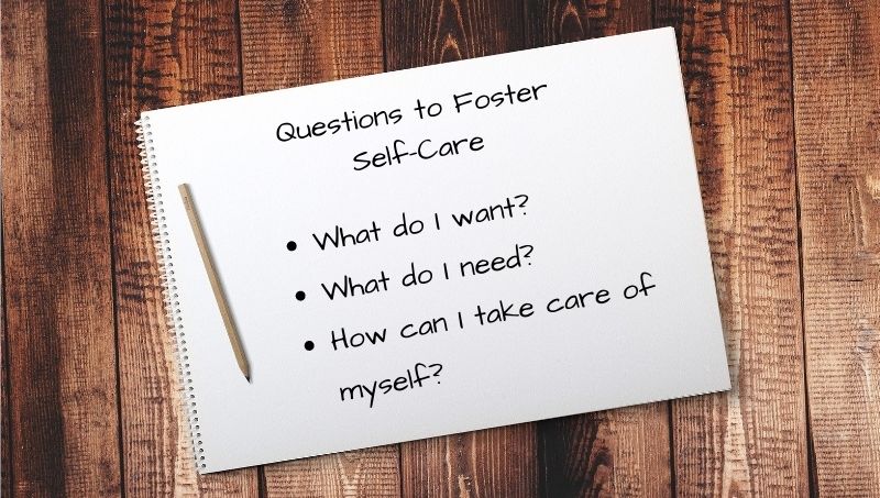 Written questions for self care