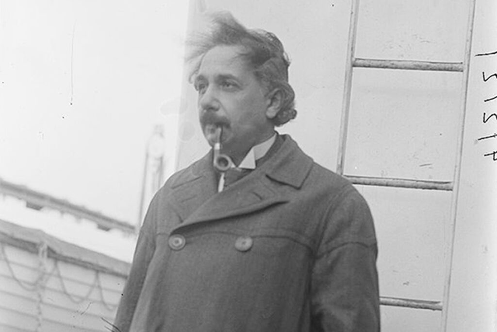 Albert Einstein black and white photo