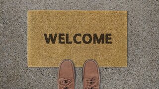 doormat welcome two shoes